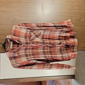 Becool small plaid button down shirt